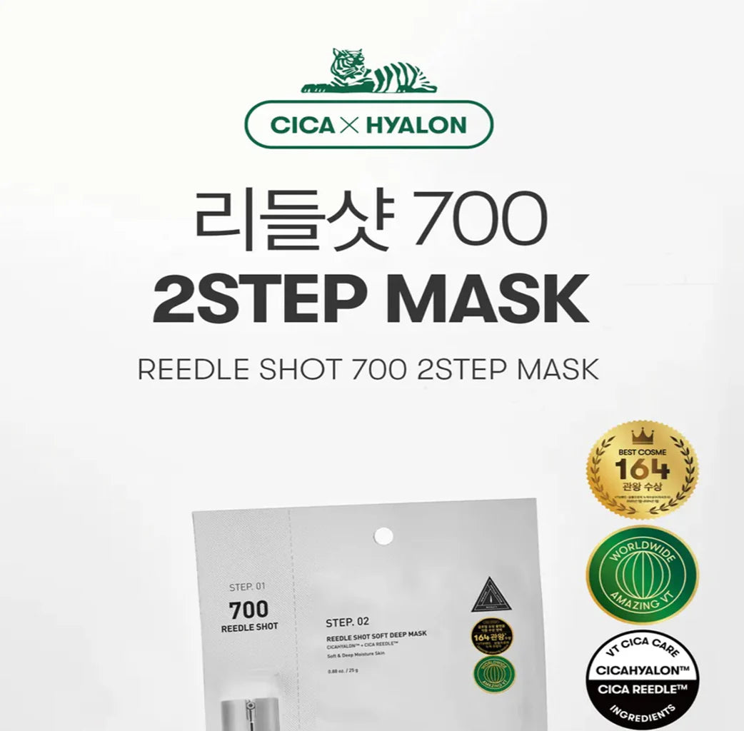 Reedle Shot + 2 Step Cica Mask - Sylph Beauty