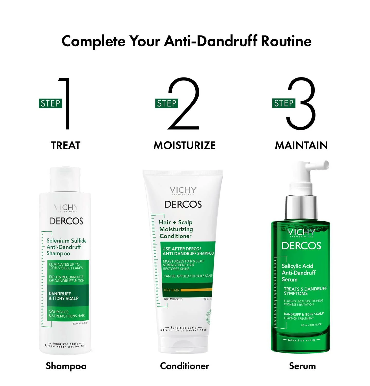 Dercos' Hair + Scalp Moisturizing Conditioner - Sylph Beauty