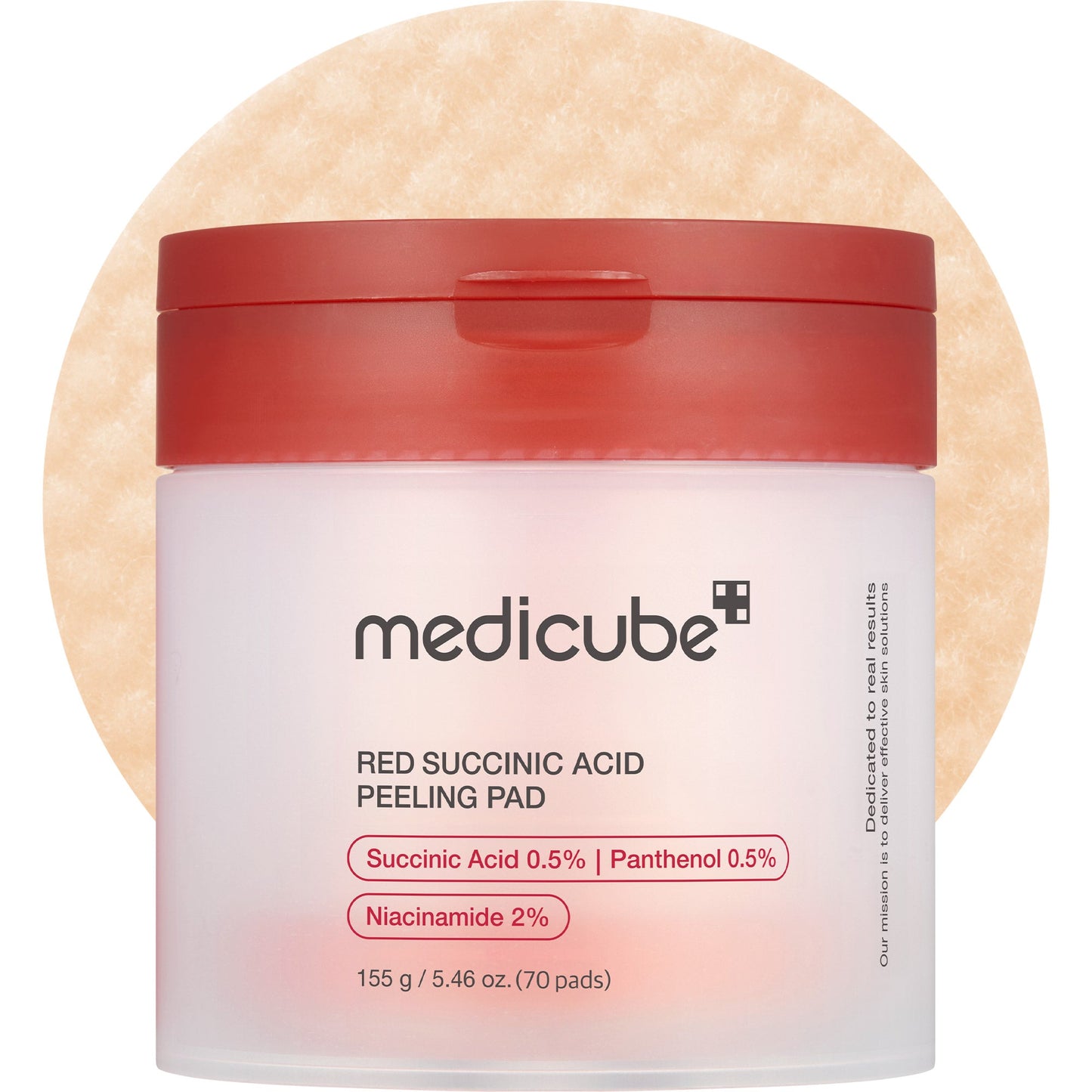 Red Succinic Acid Peeling Pads