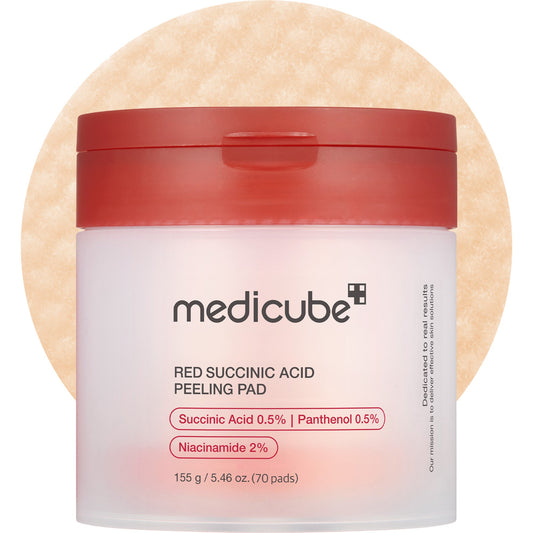 Red Succinic Acid Peeling Pads