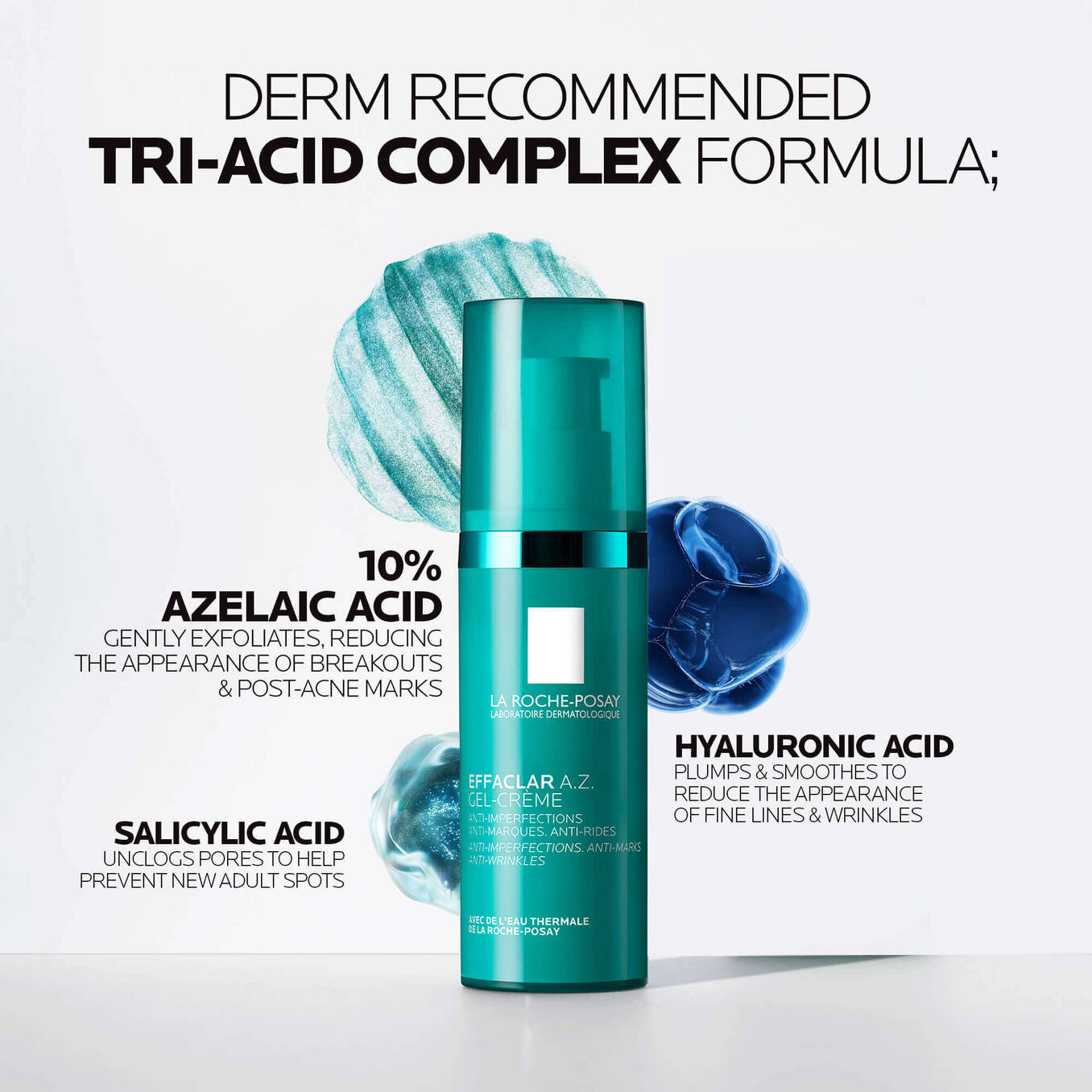 Effaclar A.Z Gel Cream Moisturizer - Sylph Beauty