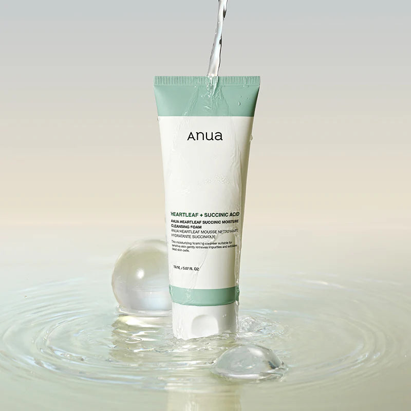 Heartleaf Succinic Moisture Cleansing Foam - Sylph Beauty