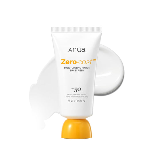 Anua Zero-Cast Moisturizing Finish Sunscreen SPF 50 - Sylph Beauty
