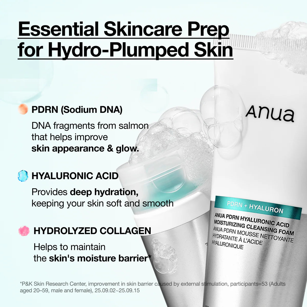 PDRN Hyaluronic Acid Moisturizing Cleansing Foam - Sylph Beauty