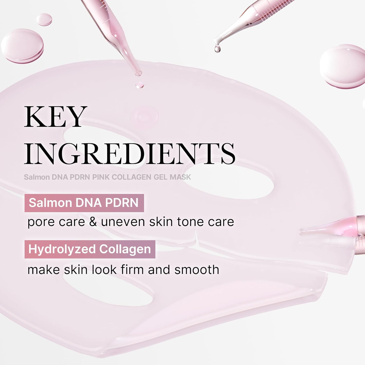 PDRN Pink Collagen Jelly Gel Masks - Sylph Beauty