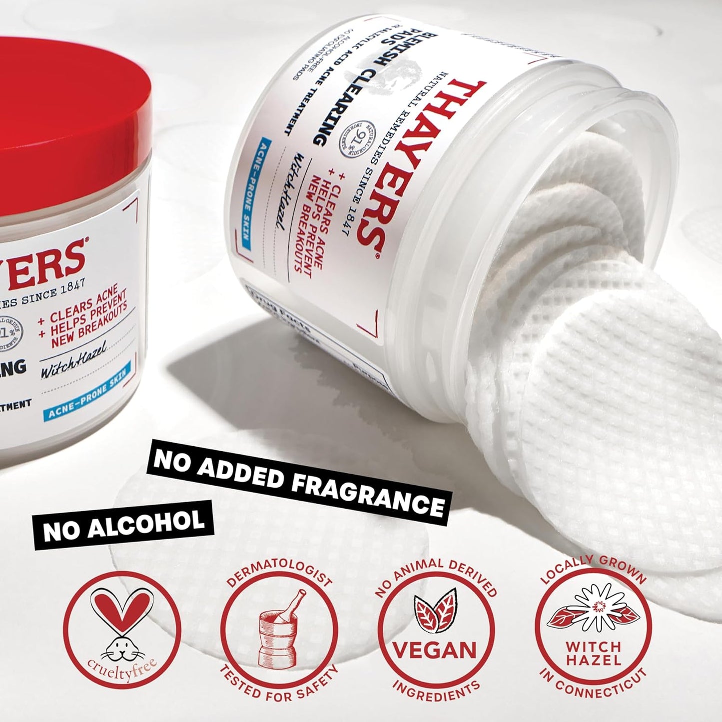 Thayers Blemish Clearing Acne Pads - Sylph Beauty