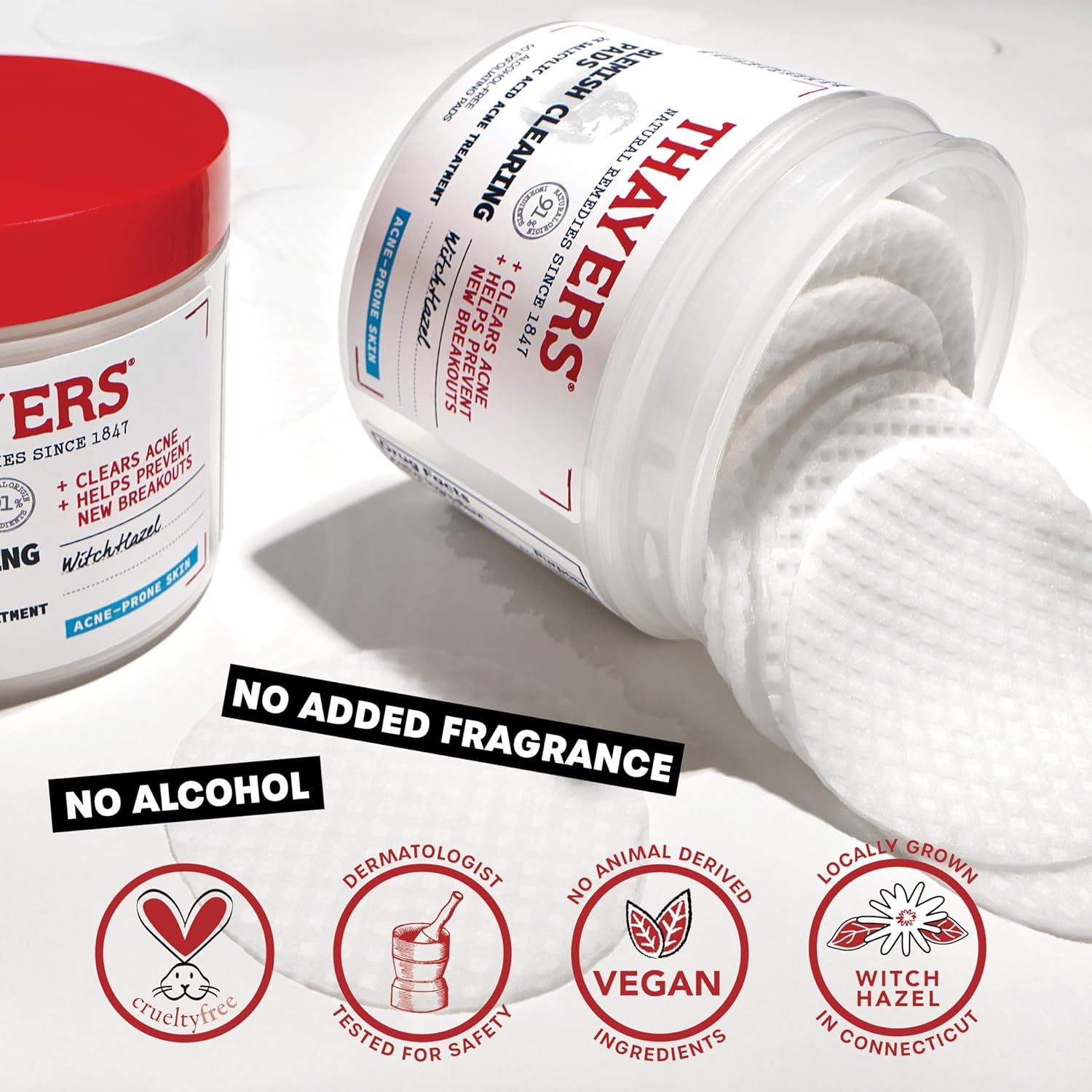 Thayers Blemish Clearing Acne Pads - Sylph Beauty