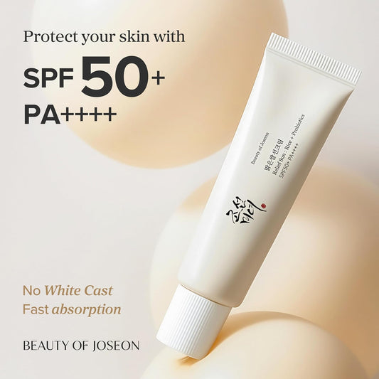 Relief Sunscreen SPF 50+ with Rice & Probiotics - Sylph Beauty