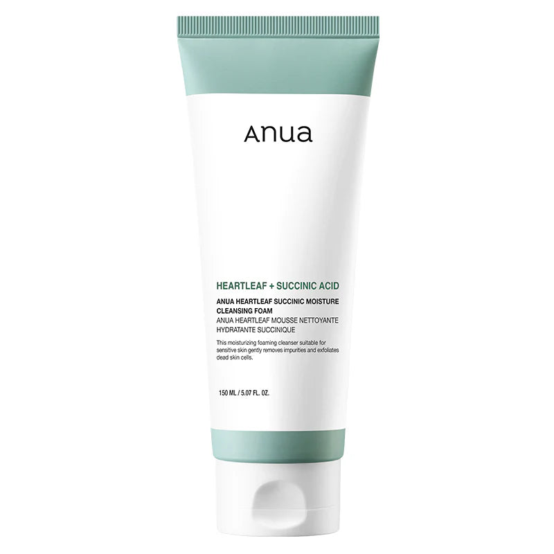 Heartleaf Succinic Moisture Cleansing Foam - Sylph Beauty