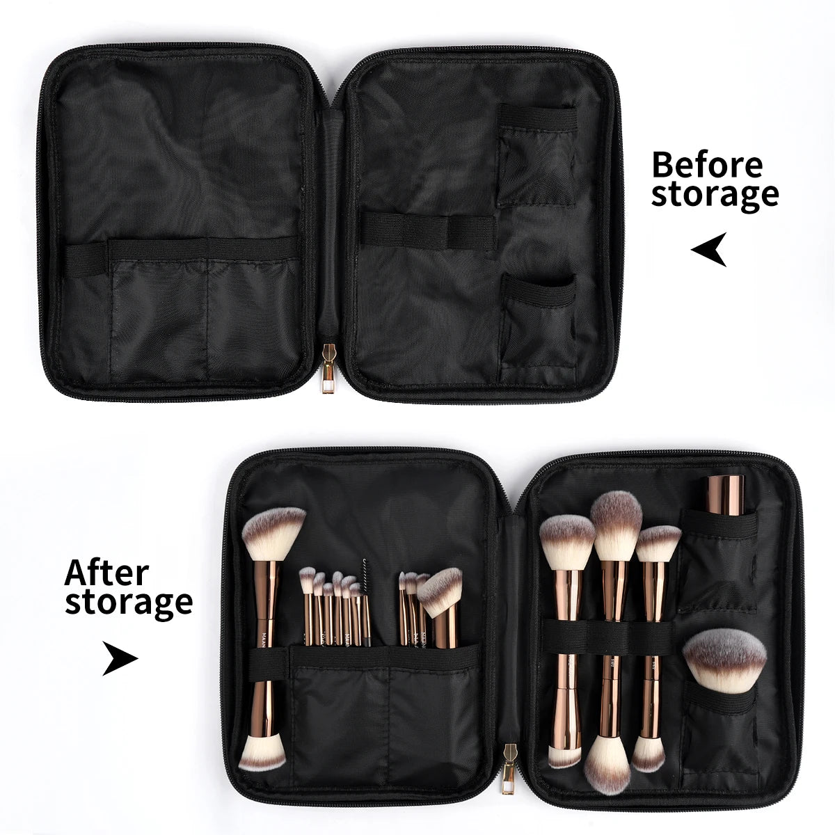 Pro Makeup Brush Kit + Storage Bag (20pcs) - Sylph Beauty